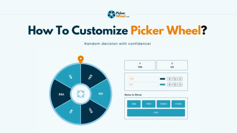 How to Customize The Picker Wheel?